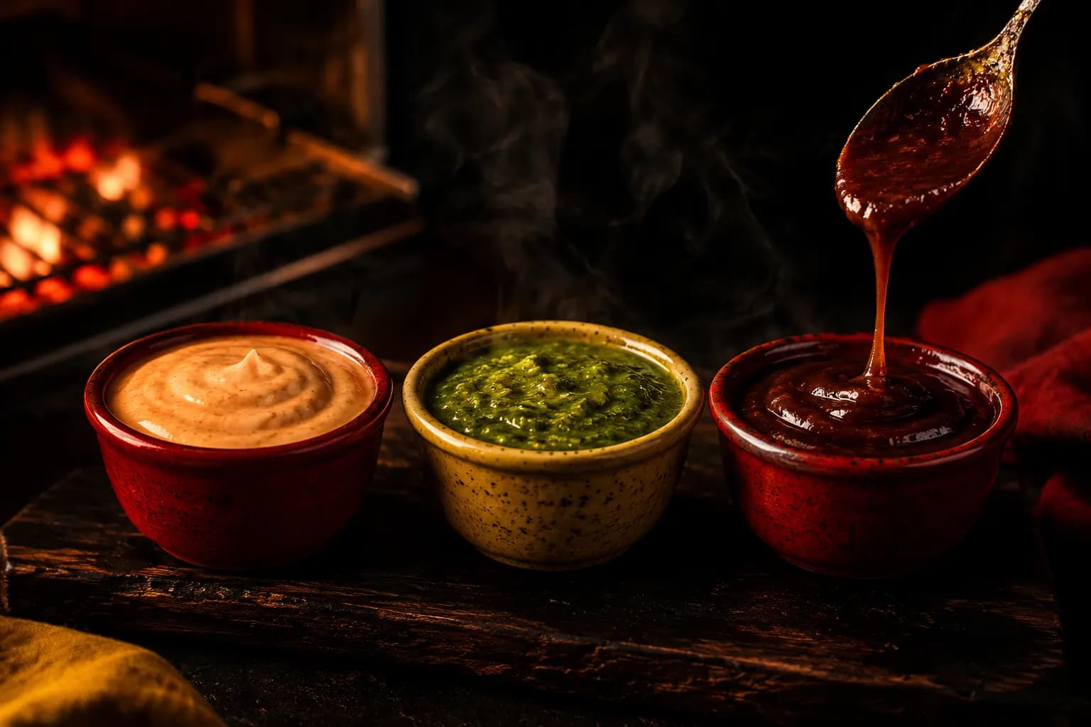 Preparación: Papas locas: la doble fritura y la mesa de salsas